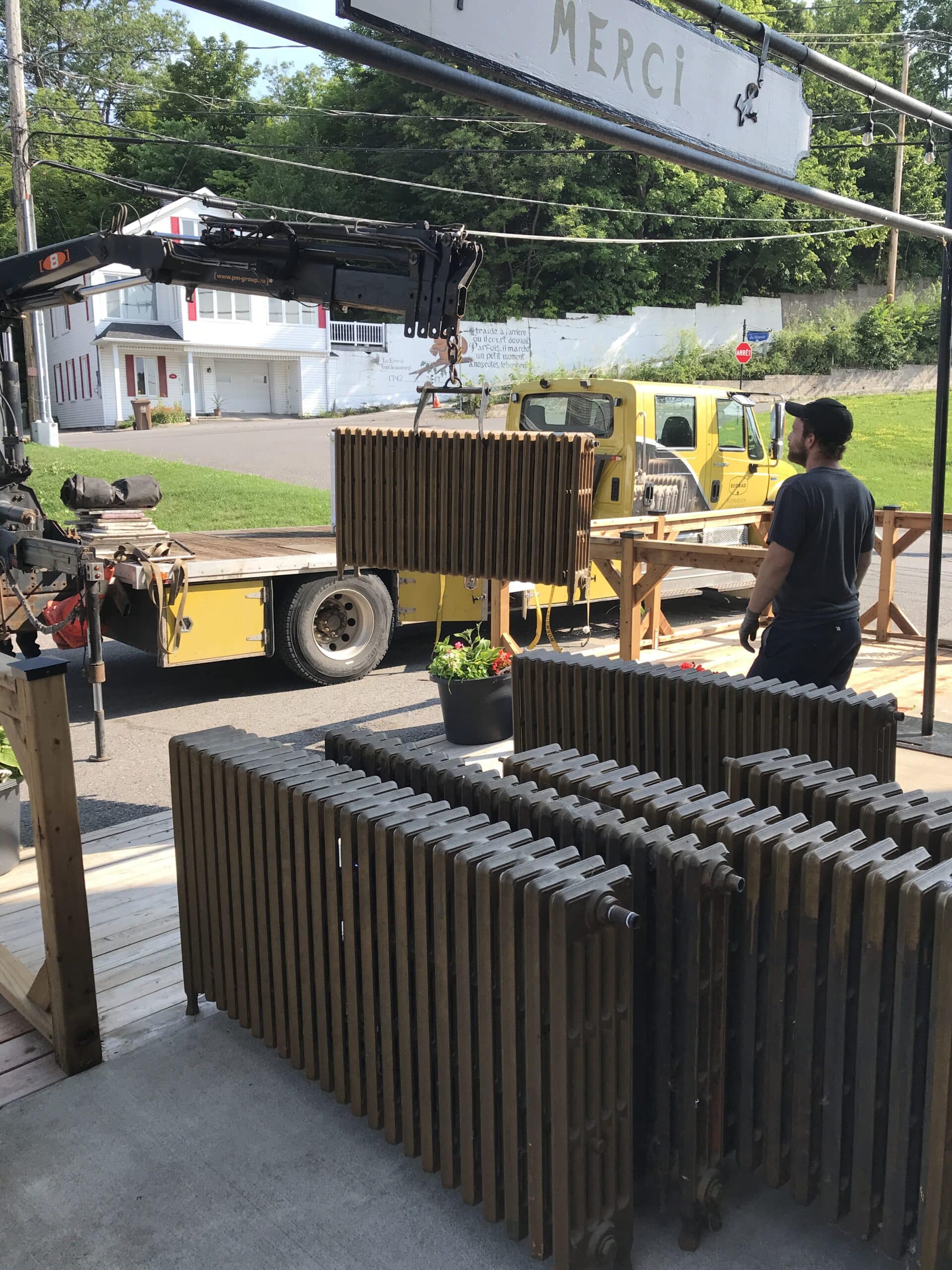 Chargement calorifères